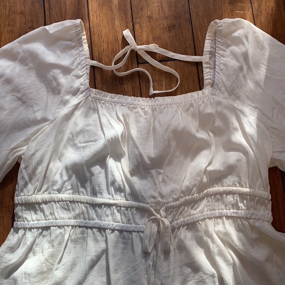 Ava & Viv White Puff Sleeve Blouse - Picture 3 of 5